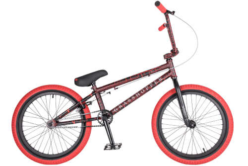 Велосипед BMX Tech Team Grasshopper, чёрно-красный, размер 20,5"