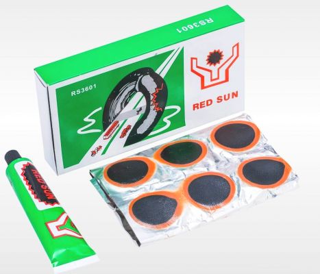 Велоаптечка RED SUN RS3601, клей + 36 заплаток